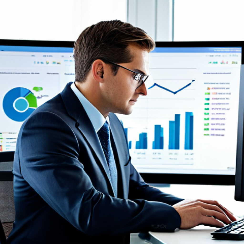 Financial Analyst at Work**

"A professional financial analyst, fully clothed in a modest business suit, analyzing data on a computer screen in a modern office setting. The office is bright and clean, with charts and graphs visible in the background. Appropriate attire, safe for work, perfect anatomy, natural proportions, professional, family-friendly, high quality image."

**