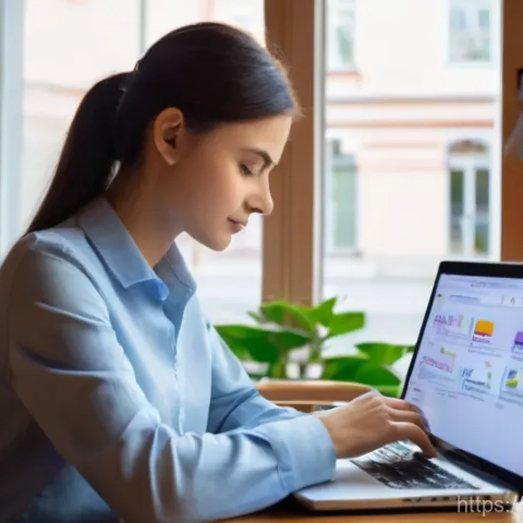 CFA 학습에 적합한 온라인 강의 - **Prompt:** A focused young professional, dressed in smart casual attire, is comfortably studying fo...