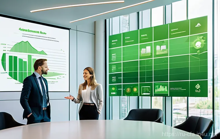 CFA와 지속 가능한 금융 발전 - **Prompt:** A young, determined professional woman in her late 20s or early 30s, dressed in a sharp ... CFA와 지속 가능한 금융 발전 - **Prompt:** A young, determined professional woman in her late 20s or early 30s, dressed in a sharp ...